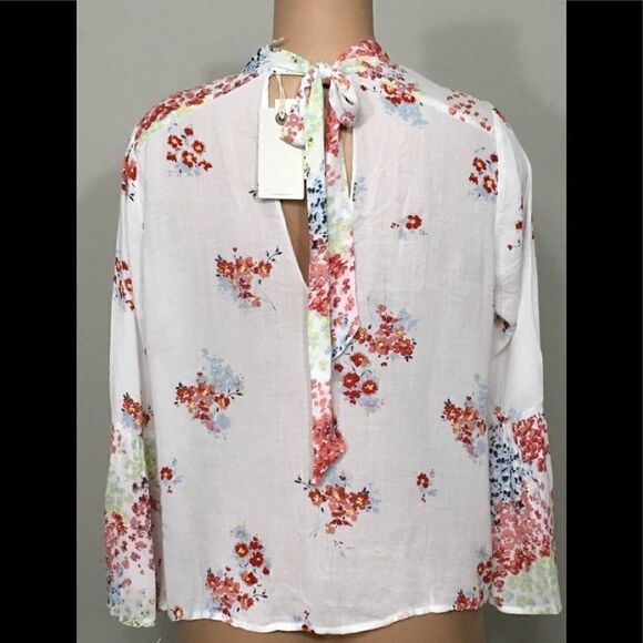 New. LUCKY BRAND choker floral top. NWT - Picture 5 of 8